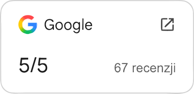 Google 5 na 5 – 67 recenzji